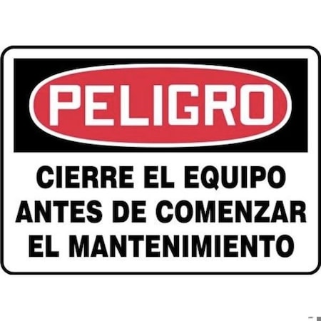 Accuform OSHA DANGER Safety Sign LOCK OUT SHMLKT007VA SHMLKT007VA